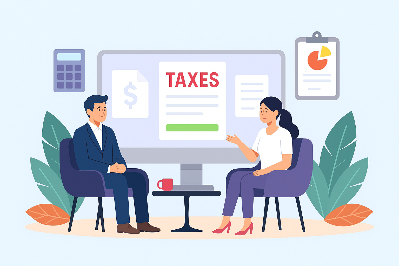 Tax dashboard preview